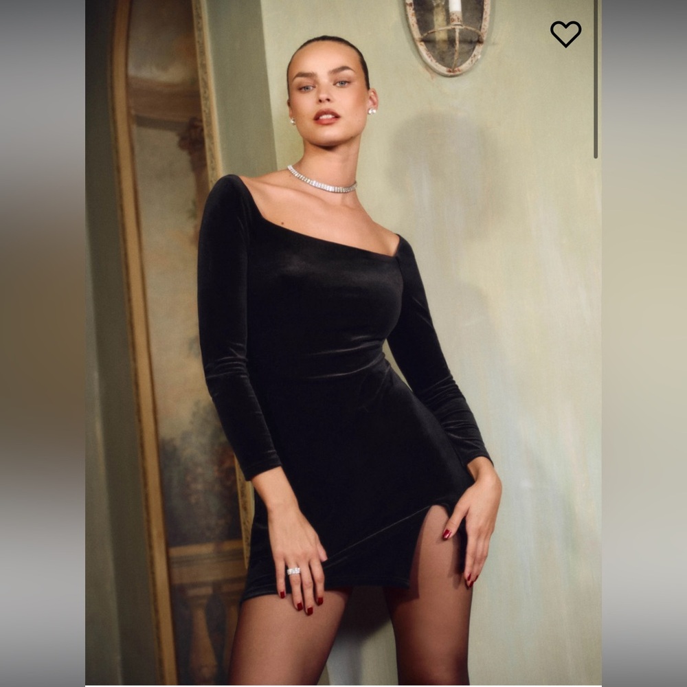 Reformation Velvet Dario Dress Sz XS NWT